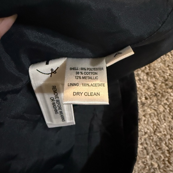 LOFT by Ann Taylor Navy Quilted Mini Skirt - Picture 5 of 5